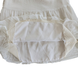 Theory White Tiered Skirt Size 8