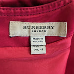 Burberry Lexia Satin Dress Size 10