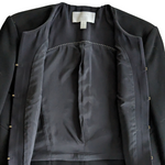 BOSS Cropped Black Wool Blazer Size 4