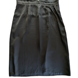 Burberry Black Satin Dress Size 10