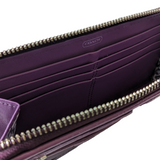 Coach Poppy Purple Patent Leather Wristlet