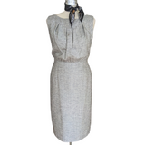 Escada Wool and Silk Blend Tweed Dress Size 42/12