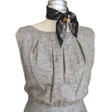 Escada Wool and Silk Blend Tweed Dress Size 42/12