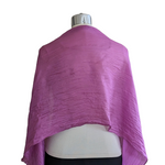 Silk Wrap Scarf with Tassels