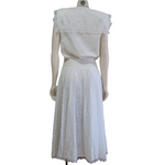 Gunne Sax by Jessica McClintock White Prairie Dress Size 7