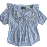 Kate Boggiano Striped Shirt Size Large