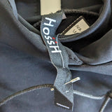 HossH Na02 Black Cropped Top Size Large