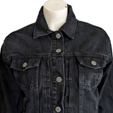 Old Navy Black Denim Jacket Size Small