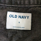 Old Navy Black Denim Jacket Size Small