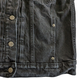 Old Navy Black Denim Jacket Size Small