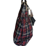 Coach Poppy Glam Tartan Plaid Shoulder Bag