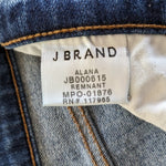 J Brand Alana Cropped Jeans Size 29