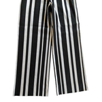 Alice + Olivia Striped Foldover Waist Pants Size 6