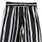 Alice + Olivia Striped Foldover Waist Pants Size 6