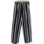 Alice + Olivia Striped Foldover Waist Pants Size 6