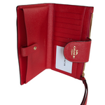 Coach Tech Wallet in Electric Red