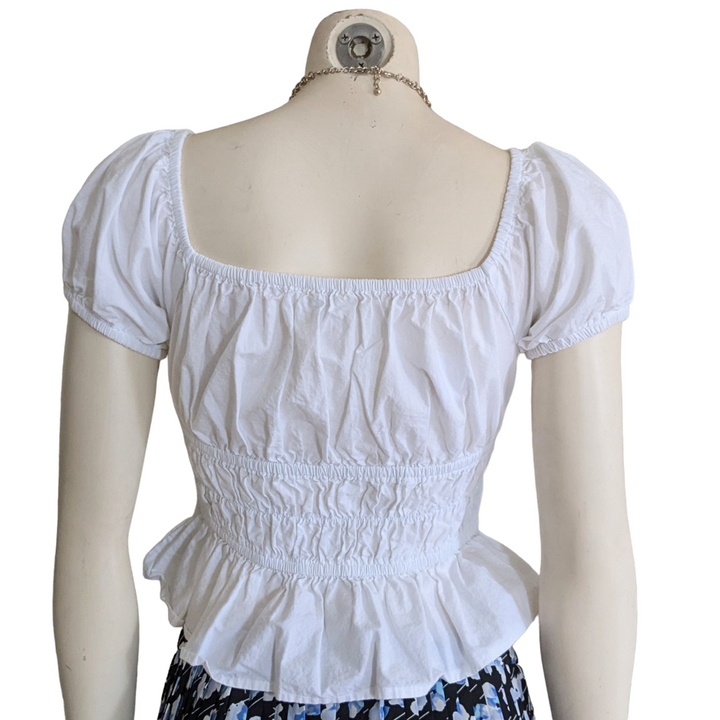 Sim & Sam Peasant Top Size Medium