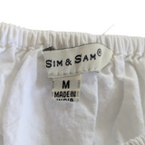 Sim & Sam Peasant Top Size Medium