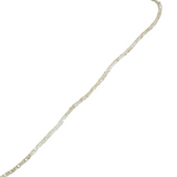 White Bead Tassel Necklace