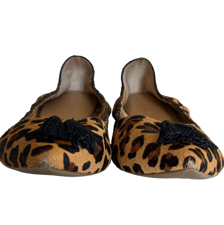 J. Crew Factory Calf Hair Flats Size 7.5