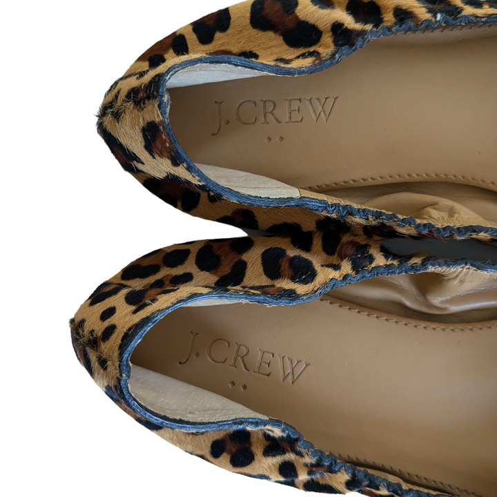 J. Crew Factory Calf Hair Flats Size 7.5