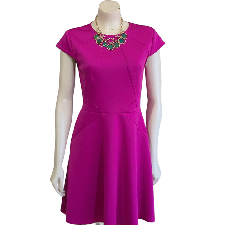 Ted Baker London Hot Pink Fit & Flare Dress