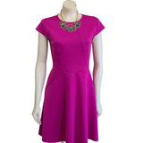 Ted Baker London Hot Pink Fit & Flare Dress