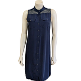 Club Monaco Silk Shift Dress Size Small