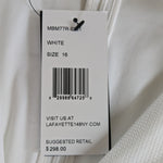 Lafayette 148 White Tunic Size 16