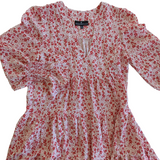 Pomander Place Scarlet Ditsy Floral Kenzo Dress Size Small