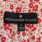 Pomander Place Scarlet Ditsy Floral Kenzo Dress Size Small