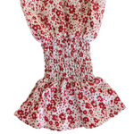 Pomander Place Scarlet Ditsy Floral Kenzo Dress Size Small