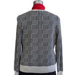 Ann Taylor Glen Plaid Cardigan Size Medium Petite