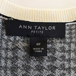 Ann Taylor Glen Plaid Cardigan Size Medium Petite