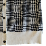 Ann Taylor Glen Plaid Cardigan Size Medium Petite