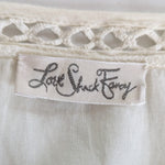 Love Shack Fancy Peasant Top Size Small