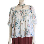 Maven West Floral Top Size Medium