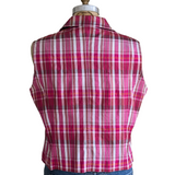 Company Ellen Tracy Plaid Cropped Shirt Size 16