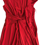 H By Halston Red Maxi Dress Size Small