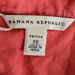 Banana Republic Coral Top Size XS Petite