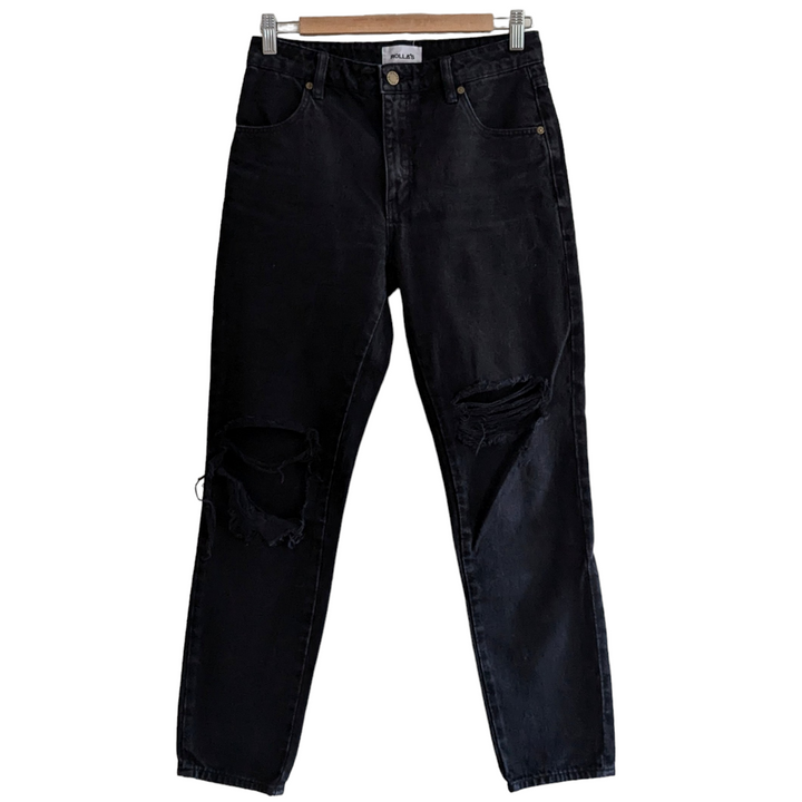 Rolla's Miller Skinny Black Jeans Size 26