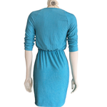 Guess Aqua Faux Wrap Dress Size XS