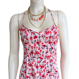 Adore Me Pink Floral Slip Dress Size Small