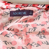 Adore Me Pink Floral Slip Dress Size Small