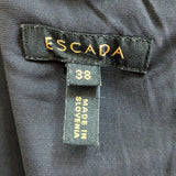 Escada Navy Techno Dress Size 38