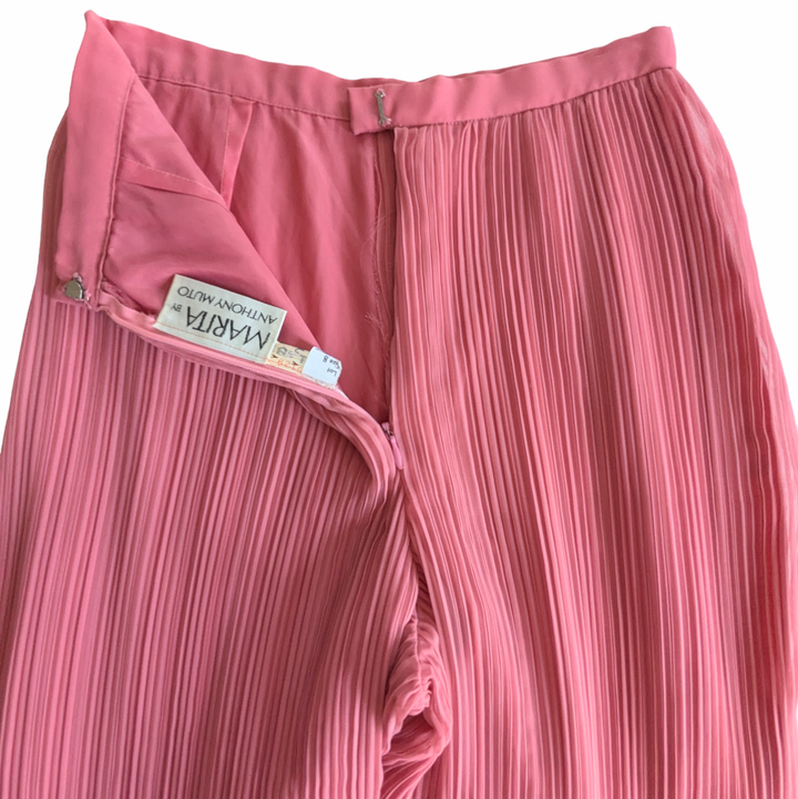 Marita by Anthony Muto Vintage Pleated Palazzo Pants Size 0