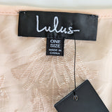 Lulu's Peach Kimono One Size NWT