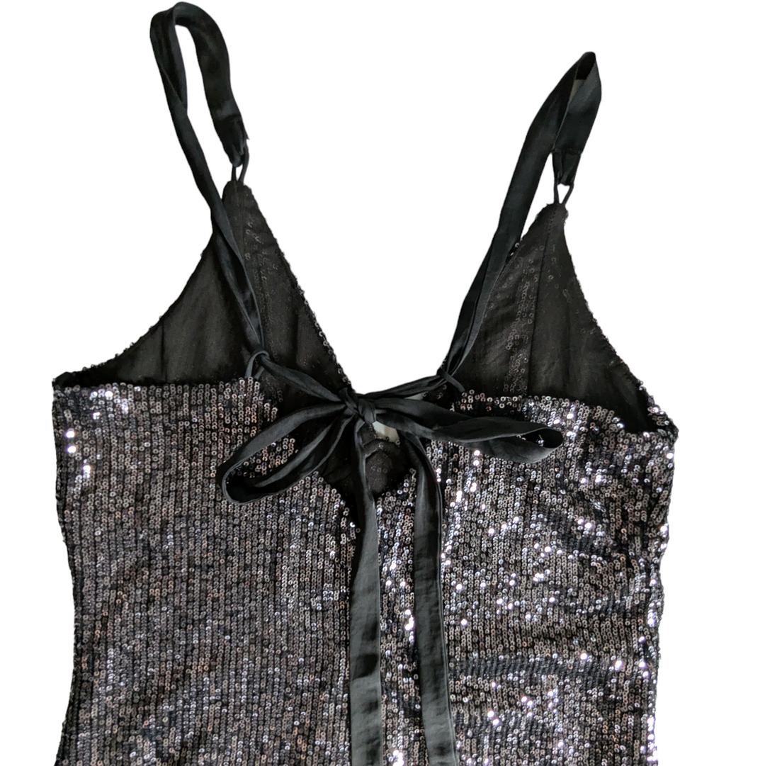 Free People Intimates Gold Rush Sequin Dress Size Large