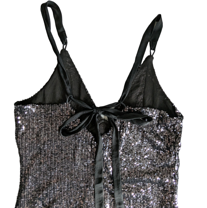 Free People Intimates Gold Rush Sequin Dress Size Large