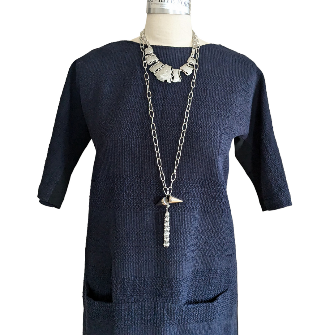 Gerald Darel Boucle Shift Dress Size 8